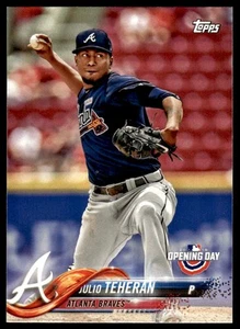 2018 Topps Opening Day #144 Julio Teheran Atlanta Braves Baseball - Picture 1 of 2