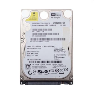 Wd Wd1200Bevs Hard Disk 120Gb Hdd Sata 2.5" Interno Notebook Laptop Pc Disco - Picture 1 of 4