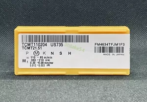 Nuovo Mitsubishi Diaedge TCMT 21.51 TCMT 110204 US735, inserti in carburo - 10 pezzi - Foto 1 di 3
