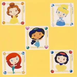 15 Disney Princess Jewel - Large Stickers - Belle, Cinderella, Jasmine, Ariel - Picture 1 of 1