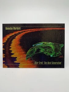 1993 SkyBox Star Trek Master Series Spectra #S2 insert Romulan Warbird - Picture 1 of 5