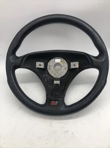 00-02 Audi S4 B5 96-02 A4 3 Spoke S-Line Steering Wheel Black OEM 8D0 419 091 A - Picture 1 of 7