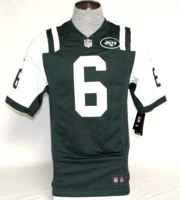 Camiseta de fútbol americano Nike NFL New York Jets Sanchez 6 verde manga corta para hombre nueva con etiquetas Foto 1 de 4