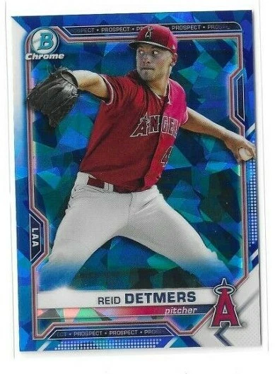 Reid Detmers 2021 Bowman Chrome Sapphire Refractor #BCP-155 - Image 1 of 1