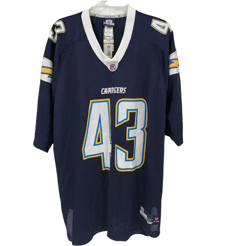 NWT Reebok On Fied Mens Darren Sproles #43 San Diego Chargers Screen Jersey XL Cover