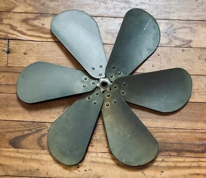 EX vtg 16”GE 6-Blade solid BRASS BLADE ONLY for 17”General Electric Desk Fan OEM - Picture 1 of 7