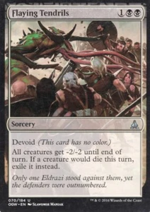 FLAYING TENDRILS 070/184 OATH OF THE GATEWATCH MTG MAGIC MP - Picture 1 of 1