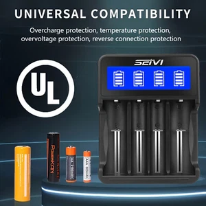 4-Slot USB Rechargeable Battery Charger for LiFePO4, Ni-MH,Ni-CD Batteries U≤36V - Picture 1 of 9