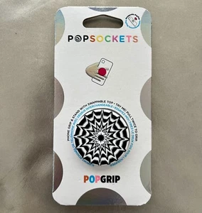 PopSockets PopGrip Hypnotize Optical Illusion Black And White - NEW - Photo 1 sur 2