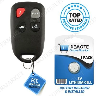Replacement for Mazda 2007 2008 2009 2010 2011 3 Remote Car Keyless Entry Fob Foto 1 de 4