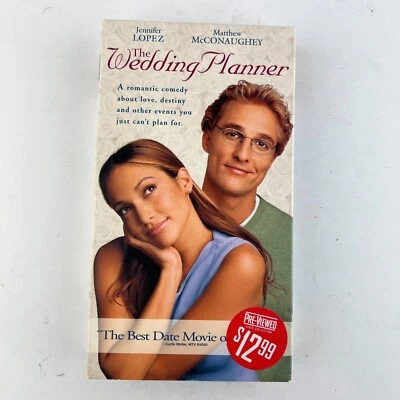 The Wedding Planner VHS Video Tape Jennifer Lopez Matthew McConaughey - Image 1 of 2