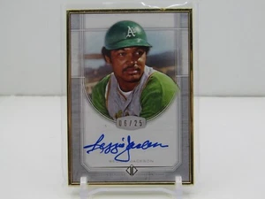 REGGIE JACKSON 2017 TOPPS TRANSCENDENT GOLD FRAMED AUTOGRAPH! #06/25! A'S! - Picture 1 of 2