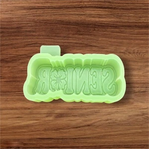 Senior mit Blume Freshie Silikonform! - Bild 1 von 1