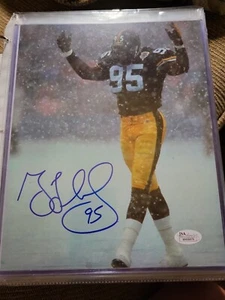 Greg Lloyd Autographed Pittsburgh Steelers 8x10 Photo Jsa Certified - Picture 1 of 8