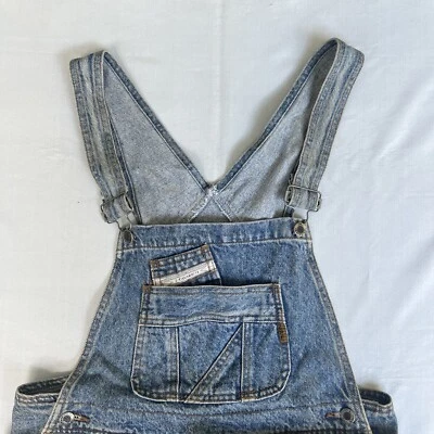 Overalls Adult XS 34 Waist 28.5 Inseam Z. Cavaricci Denim Vtg 90’s Bib y2k - Image 1 of 4