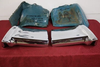 67 68 CHEVROLET IMPALA BELAIR УНИВЕРСАЛ ХРОМ NOS КОНЕЦ БАМПЕРЫ GM 3887541/42 - Изображение 1 из 4