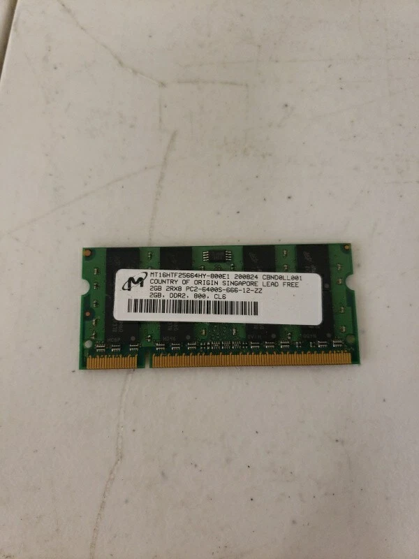 DDR 512MB J5014 V000050650 [from Toshiba laptop] Hynix Mw71624a - Image 1 of 4