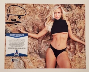 Paige Spiranac Autographed 8x10 Sports Illustrated Photo Beckett BAS COA Auto - Picture 1 of 4