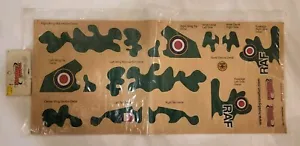 VTG • HobbyZone • RAF Camo Fighterbird • RC Plane Decal Sheet • HBZ4005 • New! - Picture 1 of 5