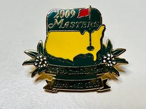 2009 PGA Tour Masters Tournament Lapel Pin Augusta National Golf Club Hole #9 - Picture 1 of 2