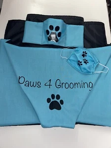 Juego de contenedores de piel para mesa de aseo para perros / bolsa para desechos para mascotas mesa ordenada y máscara facial - Imagen 1 de 8