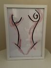 Aphrodite (Nude Line Art) Framed Print (A4) - Original Artwork