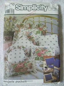 PATRÓN DE COSTURA SIMPLICIDAD #8470 MANUALIDADES ESTILO SURTIDO ALMOHADAS NUEVAS SIN CORTAR - Imagen 1 de 1
