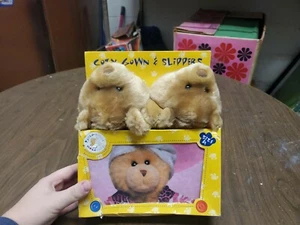 2005 Build a Bear 3-Pieces kids Girls Gown and slippers Sz 4 New Package - Picture 1 of 9