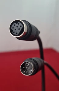 Neu 9pin Mini-Din Verlängerungskabel / Cable.acorn Maus Etc. 1.8m Stecker Zu - Bild 1 von 2