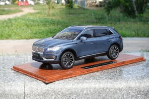 1/18 Scale Lincoln Nautilus 2018 SUV Blue Diecast Car Model Toy Collection - Picture 1 of 7