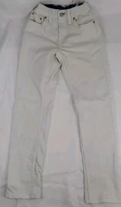 Levi's 502 Reg White Jeans Boys Girls 12 Reg 26x27 Or Womens Sz 0 Regular Taper - Picture 1 of 7