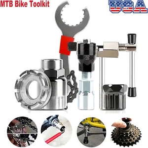 6pcs MTB Bike Essential Toolkit Bicycle Chain Breaker Tool Set Multifunctional - Picture 1 of 9