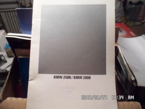 Prospekt BMW 2500 / 2800, 3.1969, 24 Seiten, größer DIN A4 - Bild 1 von 8