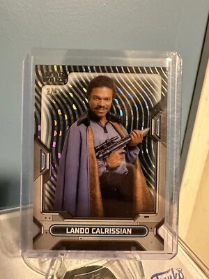 2023 Topps Star Wars High Tek NYCC Lando Calrissian Black Parallel #2/5 - Image 1 of 2