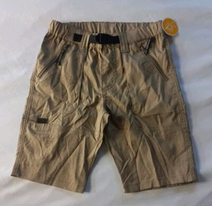NEW - Wrangler Boy's Straight Fit Outdoor Shorts Size Medium M / 8 Tan - NWT - Picture 1 of 9