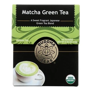 Buddha Teas -Tea - Matcha Green - Case of 6 - 18 Bag - Picture 1 of 2