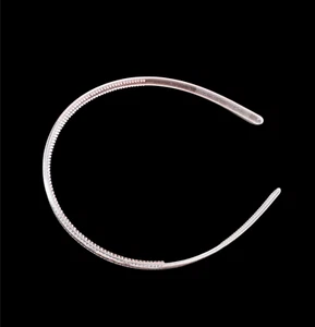 Clear Hair Band Quality Plastic Headband Gripping Teeth Alice Band Hairbands UK - Picture 1 of 4