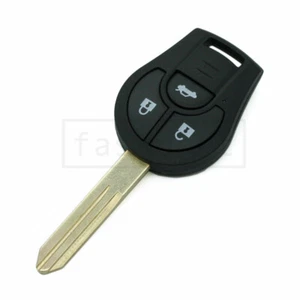 Remote Key Shell 3 Button fit for NISSAN Sylphy Key Case Fob 3 Button Uncut Key - Foto 1 di 3