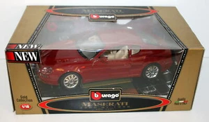 BURAGO 1/18 3341 MASERATI 3200 GT 1998 DARK RED - Picture 1 of 4