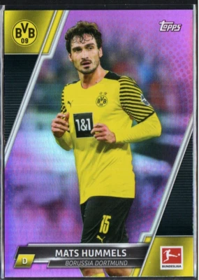 2021-22 Topps Bundesliga Fuchsia Foil SP/125 Mats Hummels #60 - Image 1 of 2