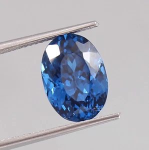 AAA Mozambique Blue Tourmaline Loose Oval Gemstone Cut Stone Tourmaline 7.10 Ct - Picture 1 of 4