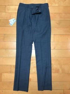 TOPMAN SKINNY FIT ANZUGHOSE ANZUGHOSE BLAU WOLLMISCHUNG GRÖSSE 28 R $ 120 UVP - Bild 1 von 5