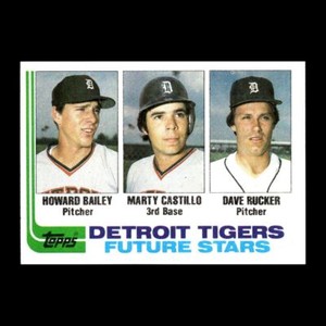 Tigers Howard Bailey/Marty Castillo/Dave Rucker 1982 Topps Rookie #261 R313C 18
