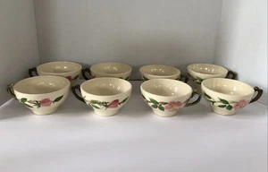 Vtg Franciscan China Desert Rose - Made in USA 8 Cups No Saucers - Picture 1 of 11