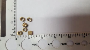 brass threaded insert, 1/4-20 50/box - Picture 1 of 1