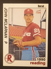 1990 Reading Phillies John McLarnan #4