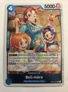 Lámina Bell-mere pilares de fuerza de una pieza OP03-051 casi nueva rara - Imagen 1 de 2