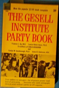 Dell Books 2860 PB 1963 The Gesell Institute Party Book Frances Ilg MD Andressen - Picture 1 of 2