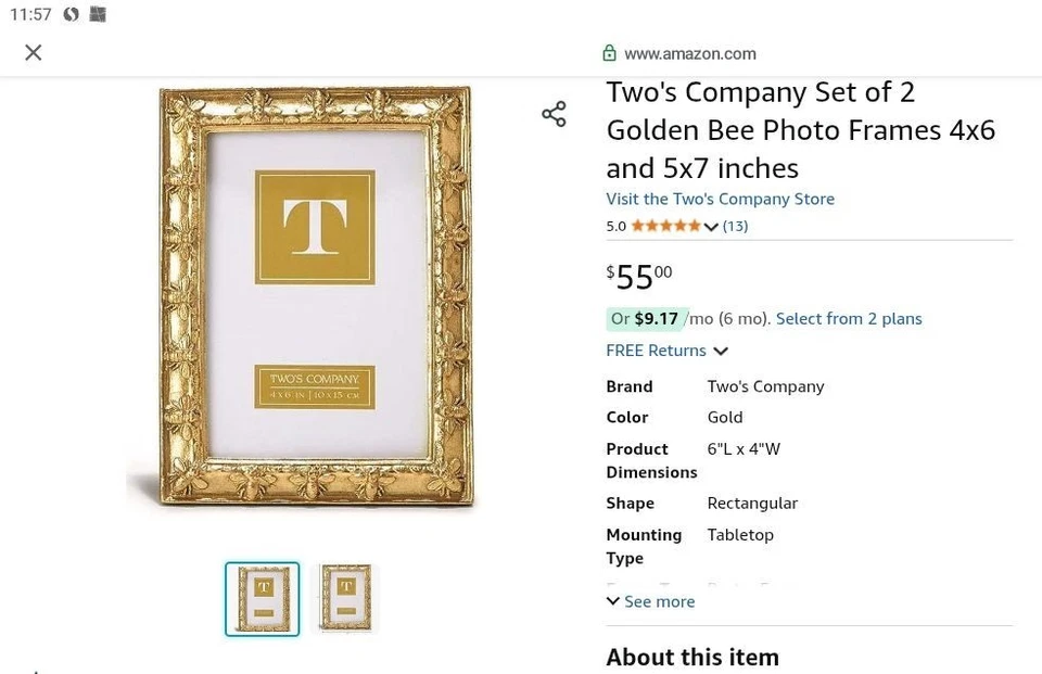 Conjunto de 2 armações Bumblebee - Imagem 1 de 1