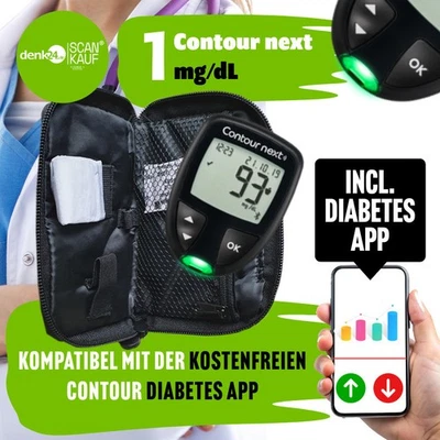 Contour next mit Mappe NEU Messung: mg/dL⭐️⭐️⭐️⭐️⭐️ - Bild 1 von 4